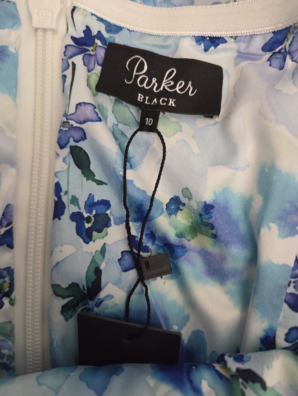 Parker Roberta Dress in Monaco Meadow size 10 NWT - Picture 12 of 12